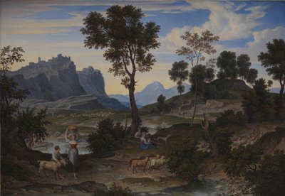 Paesaggio da Civitella vicino a Olevano da Joseph Anton Koch