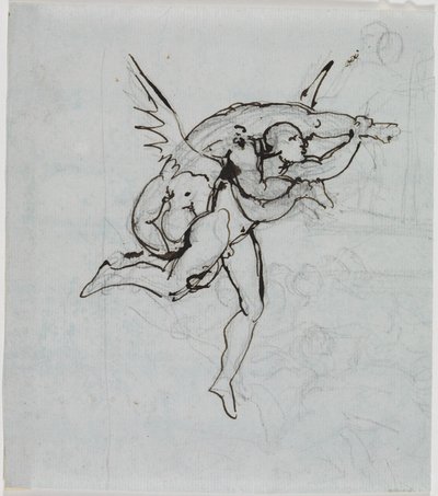 Studio del consigliere di Lucca, Inferno di Dante, canto 21, verso 34 da Joseph Anton Koch