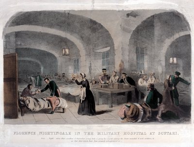 Florence Nightingale (1820-1910) nell