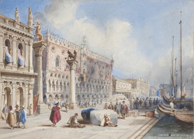 Venezia, incollata nel diario di Thomas Moody di un tour attraverso la Svizzera e l
