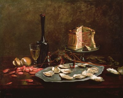 Natura morta con frutti di mare da Joseph Bail