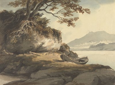 Barca su un lago da Joseph Barber