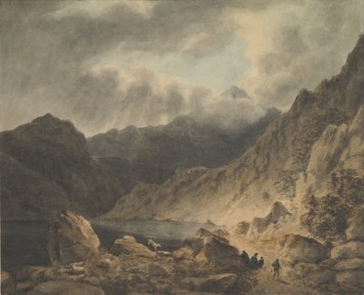 Tempesta su un Lago, 1800-1811 da Joseph Barber.