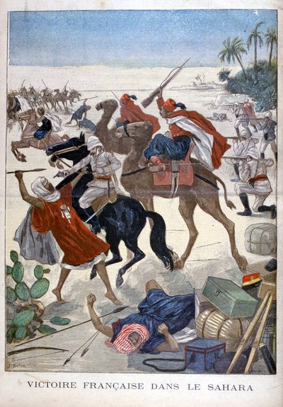 Vittoria francese nel Sahara da Joseph Belon