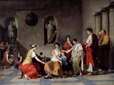 Antica Roma: Cornelia da Joseph Benoît Suvée