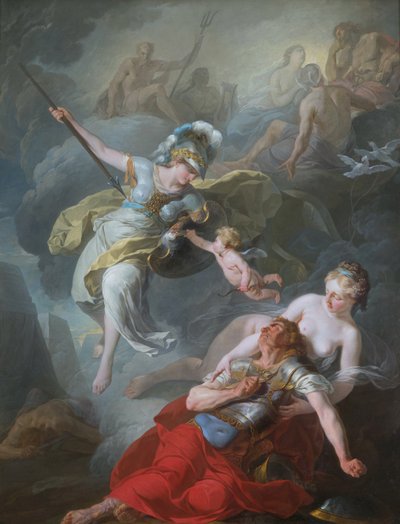 Battaglia di Minerva contro Marte da Joseph Benoît Suvée