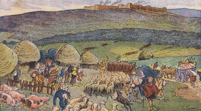 Bibracte, una città in Gallia abitata da fabbri e luogo di rifugio in tempi di pericolo da Joseph Beuzon