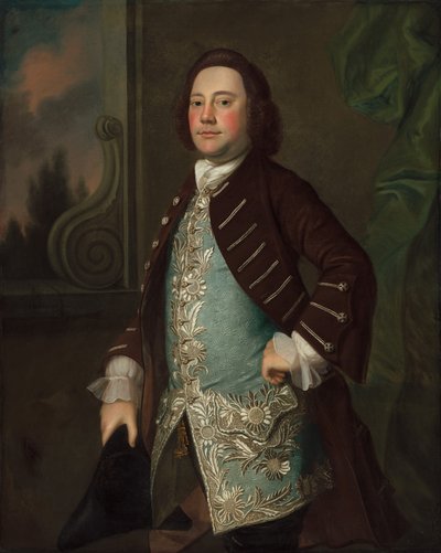 Ritratto di un gentiluomo, c. 1760 da Joseph Blackburn