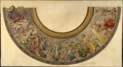 Schizzo per la Scala delle Feste al Municipio di Parigi: Les mois républicains da Joseph Blanc