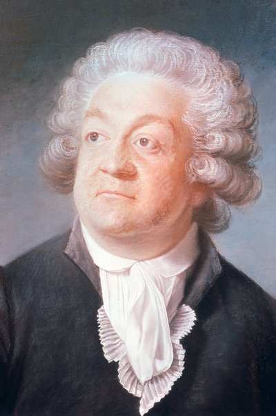 (dettaglio) Ritratto di Honore Gabriel Riqueti, Conte di Mirabeau (1749-1791) (pastello) da Joseph Boze