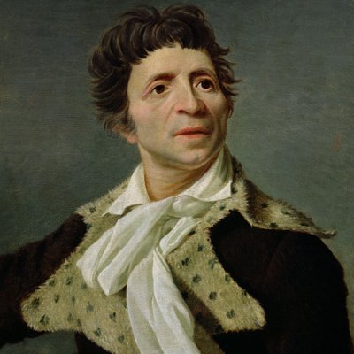 Francese: Ritratto di Jean-Paul Marat (1743-1793), uomo politico da Joseph Boze