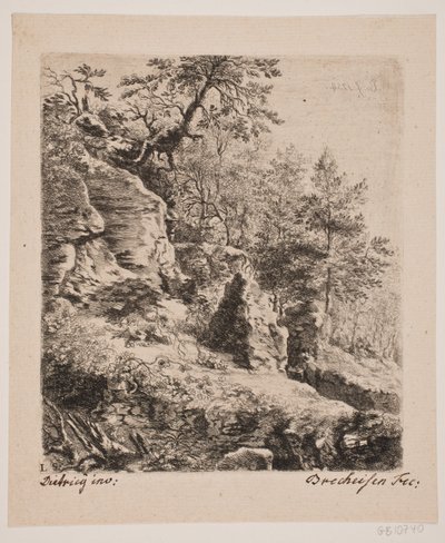 Paesaggio roccioso da Joseph Brecheisen