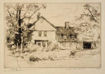 In Deerfield Street (Old House at Deerfield) da Joseph C. Claghorn