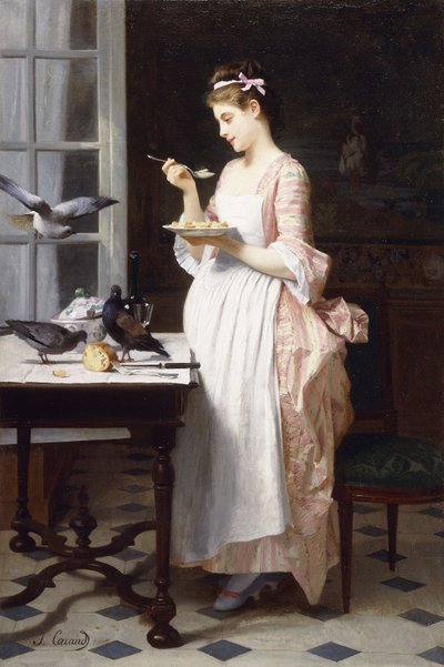 Dando da mangiare ai piccioni da Joseph Caraud