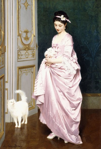 Affetto felino, 1872 da Joseph Caraud