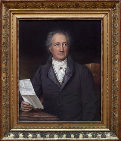 Johann Wolfgang von Goethe. Dipinto di Joseph Stieler da Joseph Carl Stieler