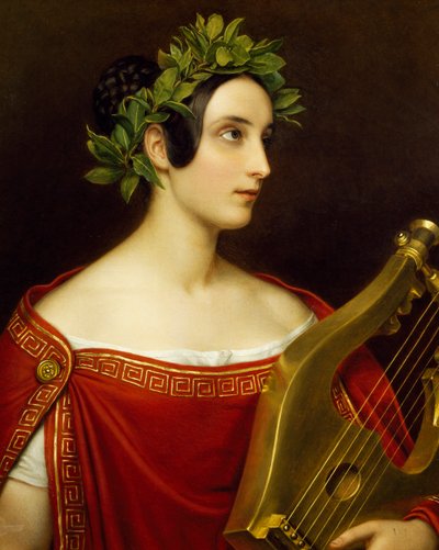 Lady Theresa Spence nel ruolo di Saffo da Joseph Carl Stieler