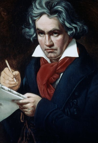 Ludwig van Beethoven, compositore e pianista tedesco, ritratto di Joseph Karl Stieler da Joseph Carl Stieler