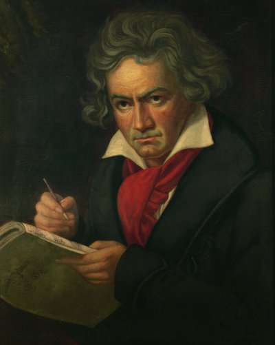 Ludwig van Beethoven ... (olio su tela) da Joseph Carl Stieler
