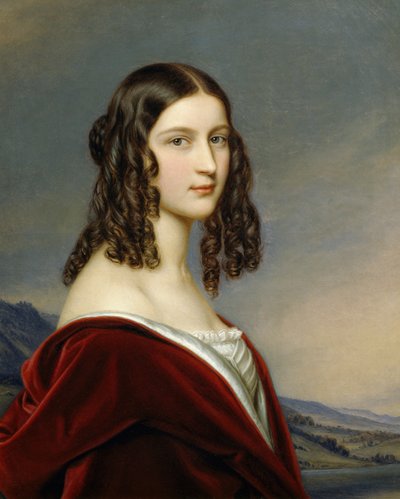 Ritratto di Friederike Von Freiin Gumppenberg da Joseph Carl Stieler