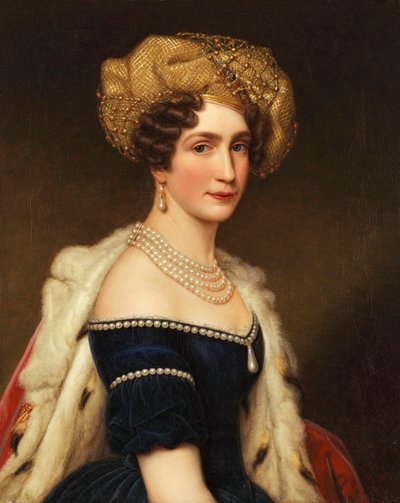 Principessa Augusta di Baviera (1788-1851), Duchessa di Leuchtenberg, c. 1825 da Joseph Carl Stieler