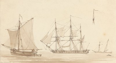 Schooner, corvetta e barca da pesca da Joseph Cartwright