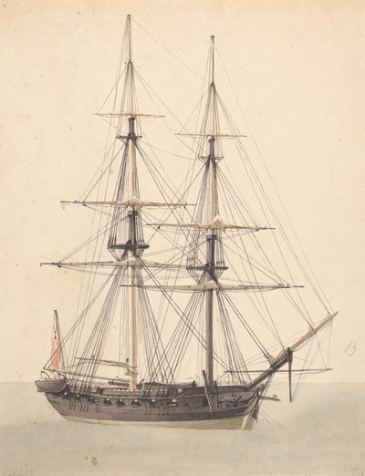 Corvetta Singola. Prua in Avanti da Joseph Cartwright