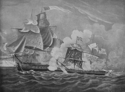 Il Presidente e la Piccola Cintura, c. 1812 da Joseph Cartwright