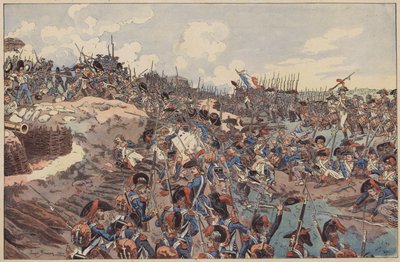 Battaglia di Jemappes, Guerre Rivoluzionarie Francesi, 6 novembre 1792 da Joseph Charles (after) Beuzon