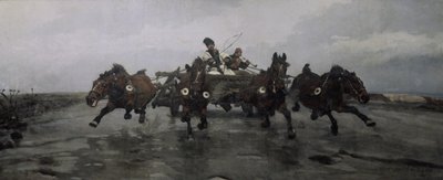 Quattro in mano, 1881 da Joseph Chelmonski