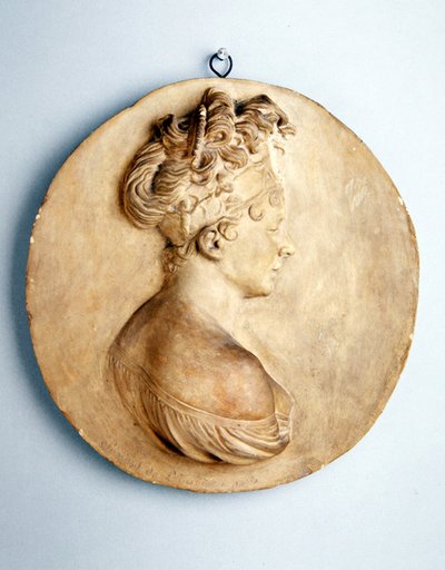 Rilievo circolare di Madame Recamier da Joseph Chinard