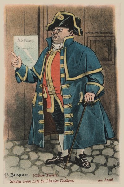 Mr Bumble, Oliver Twist da Joseph Clayton  Clarke