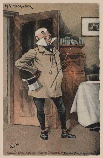 Mr Micawber, David Copperfield da Joseph Clayton  Clarke