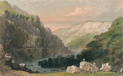 Valle di Linmouth, North Devon, c1830 da Joseph Clayton Bentley