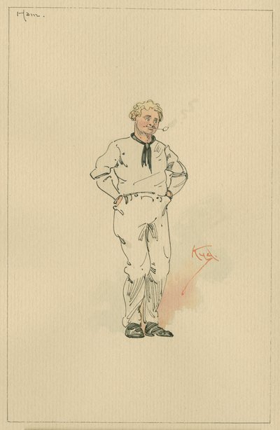 Ham Peggotty, anni 1920 da Joseph Clayton Clarke