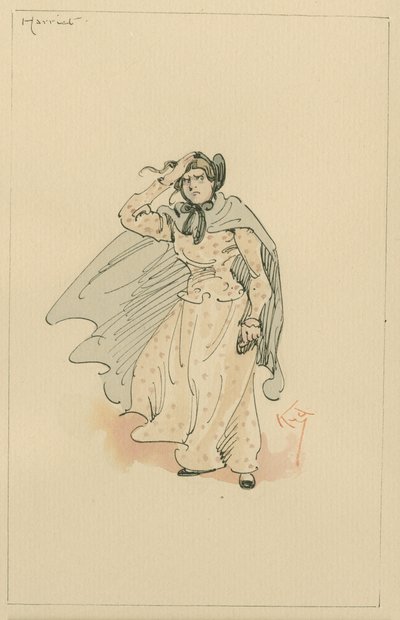 Miss Harriet Carker, c.1920s da Joseph Clayton Clarke