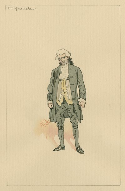 Mr Geoffrey Haredale, c.1920s da Joseph Clayton Clarke