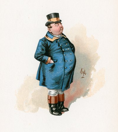Il ragazzo grasso, illustrazione da 