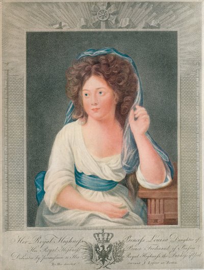 Sua Altezza Reale Principessa Louisa, Figlia di Sua Altezza Reale Principe Ferdinando di Prussia da Joseph Collyer