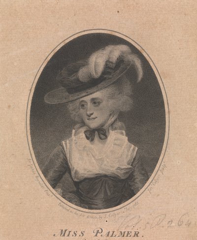 Miss Mary Palmer da Joseph Collyer