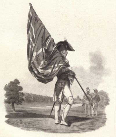 Un ufficiale delle guardie in uniforme completa, c1812 da Joseph Constantine Stadler