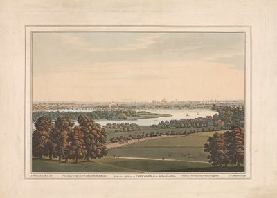 Battersea, Chelsea e Londra dalla villa del Sig. Rucker da Joseph Constantine Stadler