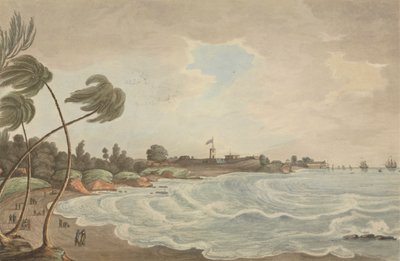 Baia di Bencooler, Piccola Strada e Molo, Forte Marlborough, Sumatra, 1799 da Joseph Constantine Stadler