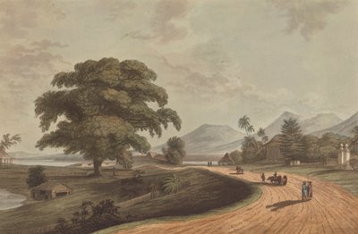 Forte Marlborough da Old Bencoolen, Sumatra, 1799 da Joseph Constantine Stadler