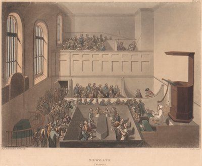 Cappella di Newgate da Joseph Constantine Stadler