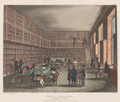 Royal Institution, Albemarle Street, 1 maggio 1809 da Joseph Constantine Stadler