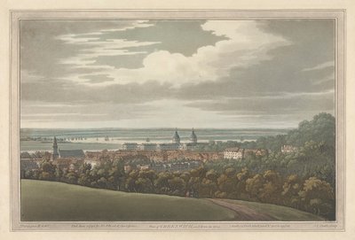 Vista di Greenwich e lungo il fiume da Joseph Constantine Stadler