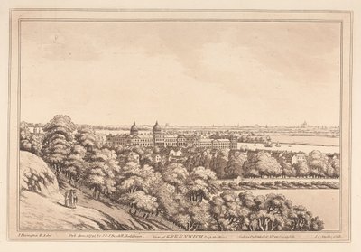 Veduta di Greenwich e del fiume da Joseph Constantine Stadler