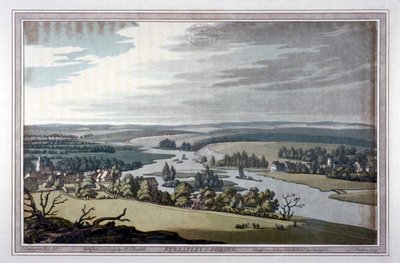 Veduta di Streatley e Goring nel Berkshire e Oxfordshire, 1793 da Joseph Constantine Stadler