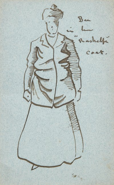 Zia Bee nel suo Cappotto Rashelfe da Joseph Crawhall